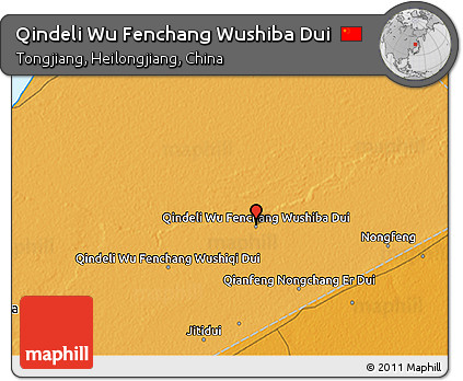 Political 3D Map of Qindeli Wu Fenchang Wushiba Dui