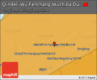 Political 3D Map of Qindeli Wu Fenchang Wushiba Dui