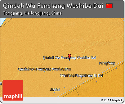 Political 3D Map of Qindeli Wu Fenchang Wushiba Dui