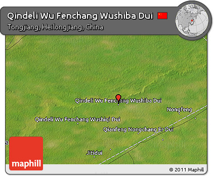 Satellite 3D Map of Qindeli Wu Fenchang Wushiba Dui