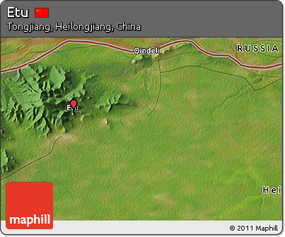 Satellite 3D Map of Etu