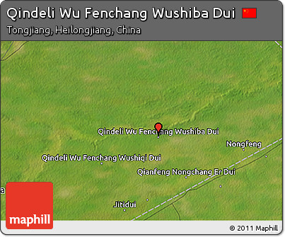 Satellite 3D Map of Qindeli Wu Fenchang Wushiba Dui