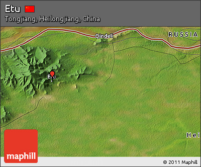 Satellite 3D Map of Etu