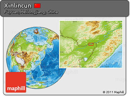 Physical Location Map of Xinlincun