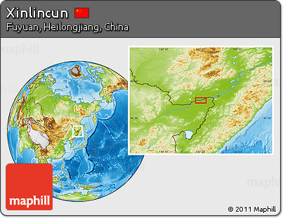Physical Location Map of Xinlincun