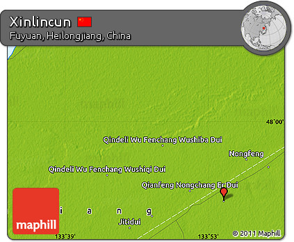 Physical Map of Xinlincun