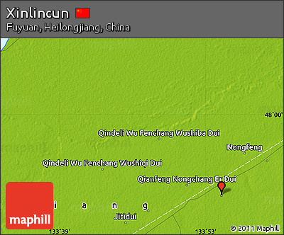 Physical Map of Xinlincun