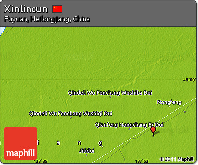 Physical Map of Xinlincun