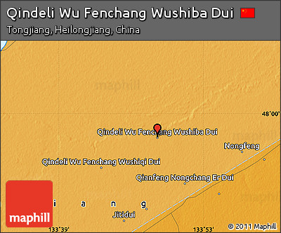 Political Map of Qindeli Wu Fenchang Wushiba Dui