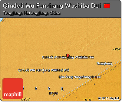 Political Map of Qindeli Wu Fenchang Wushiba Dui