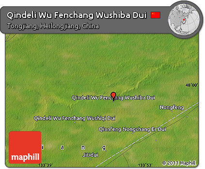 Satellite Map of Qindeli Wu Fenchang Wushiba Dui
