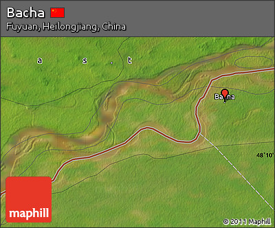 Satellite Map of Bacha