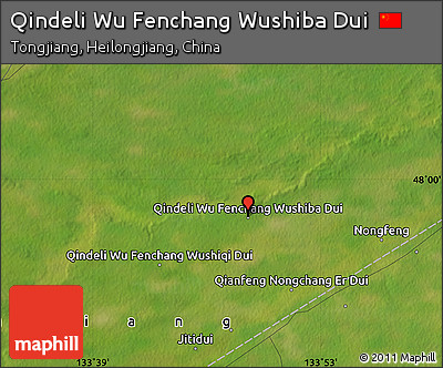 Satellite Map of Qindeli Wu Fenchang Wushiba Dui