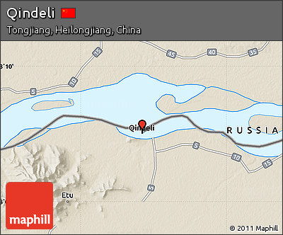 Shaded Relief Map of Qindeli