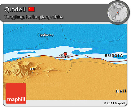 Political Panoramic Map of Qindeli