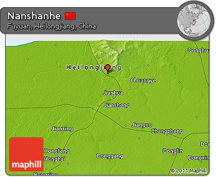 Physical 3D Map of Nanshanhe