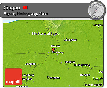 Physical 3D Map of Xiagou