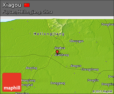 Physical 3D Map of Xiagou