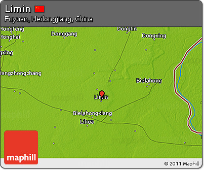 Physical 3D Map of Limin