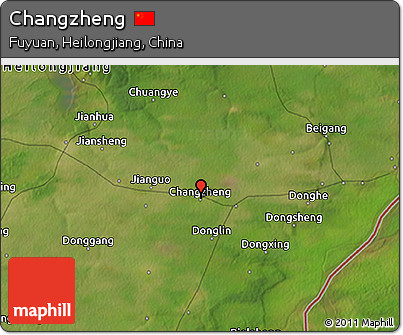 Satellite 3D Map of Changzheng