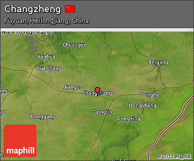 Satellite 3D Map of Changzheng