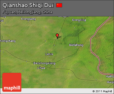 Satellite 3D Map of Qianshao Shiqi Dui