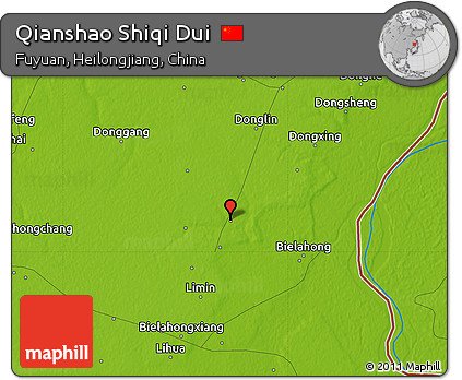 Physical Map of Qianshao Shiqi Dui
