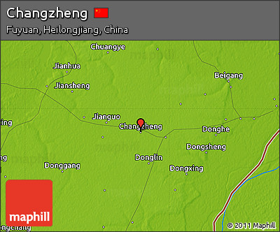 Physical Map of Changzheng