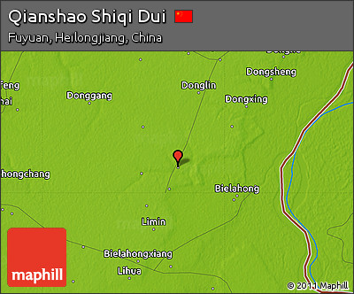 Physical Map of Qianshao Shiqi Dui