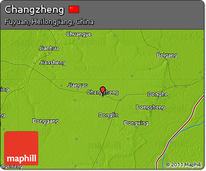 Physical Map of Changzheng