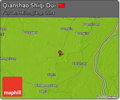 Physical Map of Qianshao Shiqi Dui