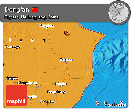 Political Map of Dong'an