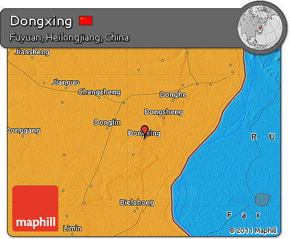 Political Map of Dongxing