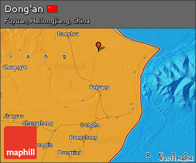 Political Map of Dong'an