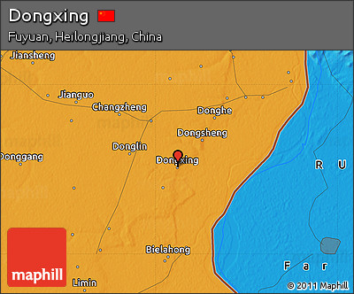 Political Map of Dongxing