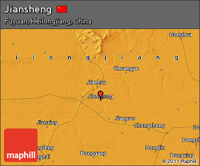 Political Map of Jiansheng