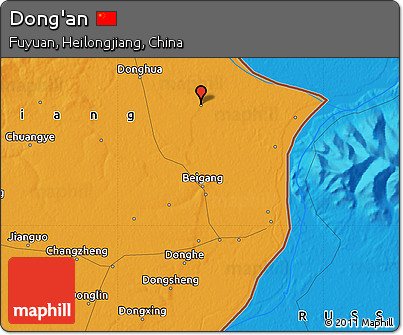 Political Map of Dong'an