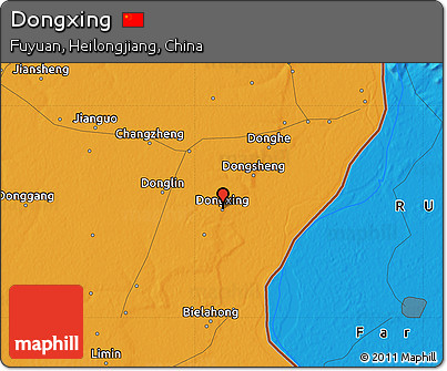 Political Map of Dongxing