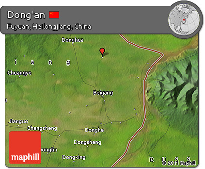 Satellite Map of Dong'an