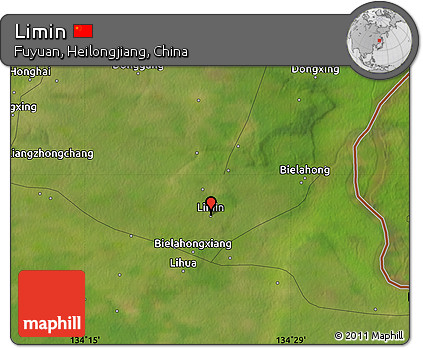 Satellite Map of Limin