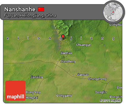 Satellite Map of Nanshanhe
