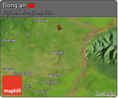 Satellite Map of Dong'an