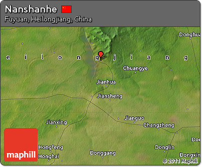 Satellite Map of Nanshanhe