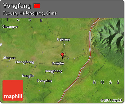 Satellite Map of Yongfeng