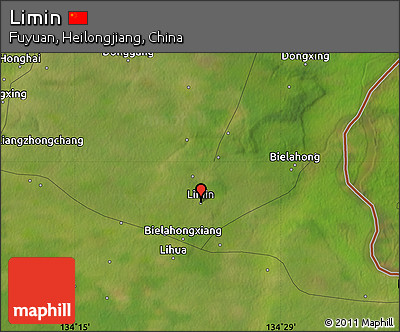 Satellite Map of Limin