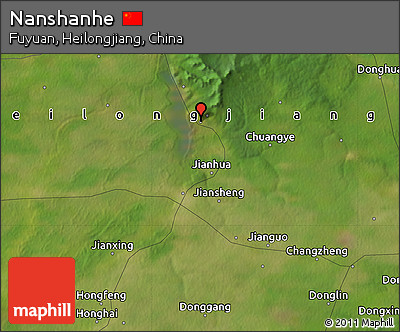 Satellite Map of Nanshanhe