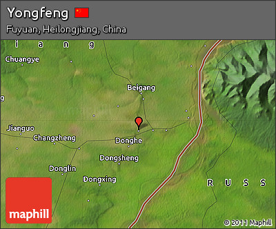 Satellite Map of Yongfeng