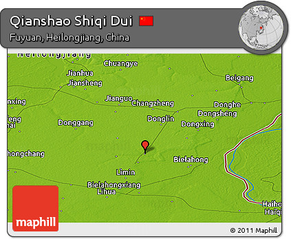 Physical Panoramic Map of Qianshao Shiqi Dui
