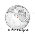 Outline Map of the Area around 48° 5' 50" N, 134° 13' 29" W, rectangular outline