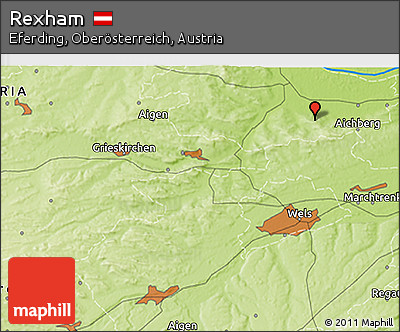Physical 3D Map of Rexham
